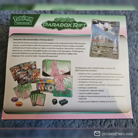 Pokemon TCG: Scarlet & Violet Paradox Rift Elite Trainer Box - Picture 2 of 8